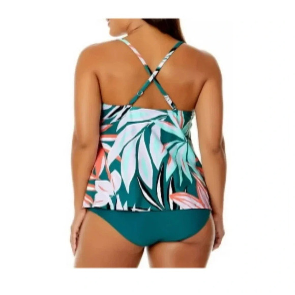 ANNE COLE SIGNATURE Zesty Tropical Tankini Top(no bottoms) NWT #003 - Picture 2 of 5